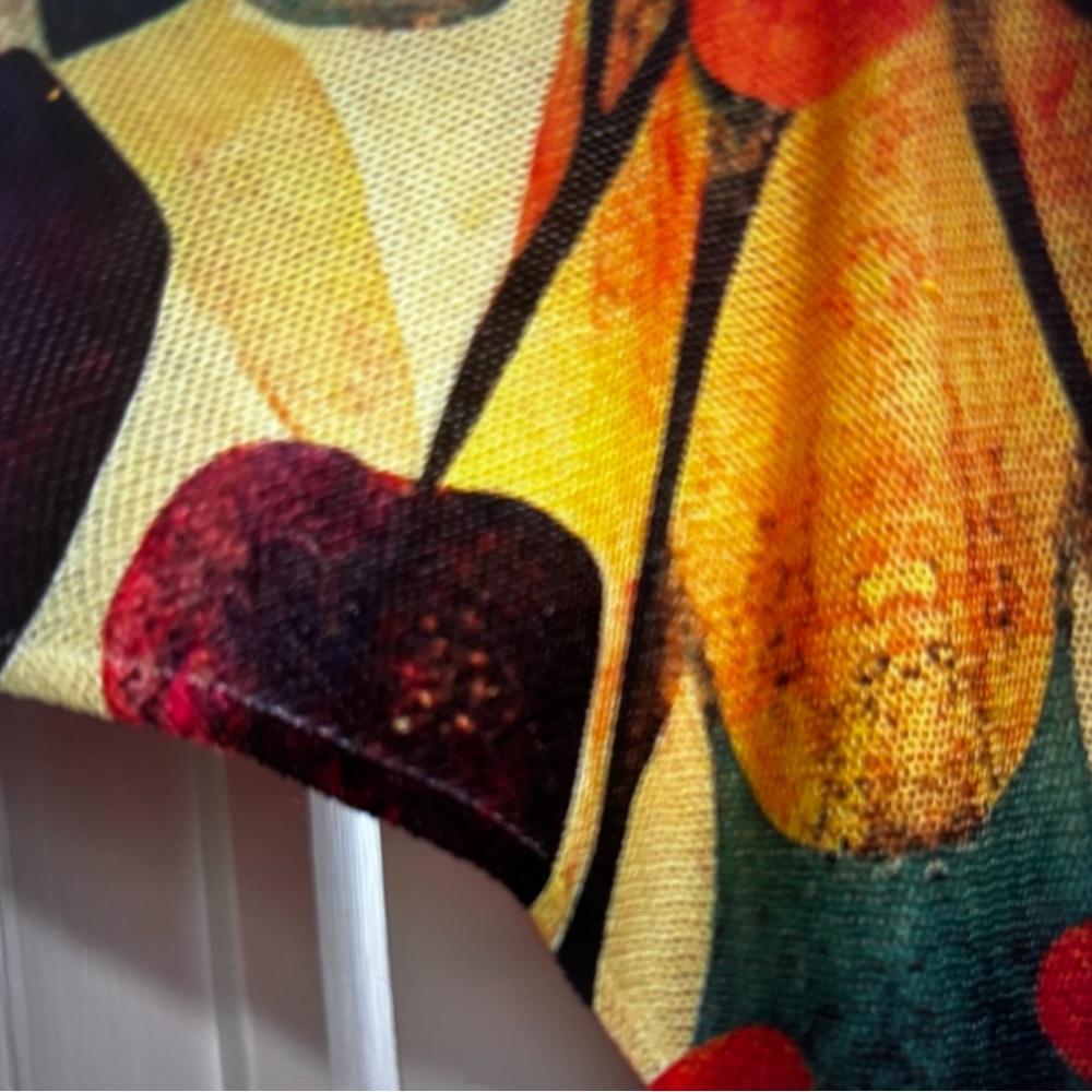 Yellow Floral Knit Sweater by Loowie - Picture 4 of 4